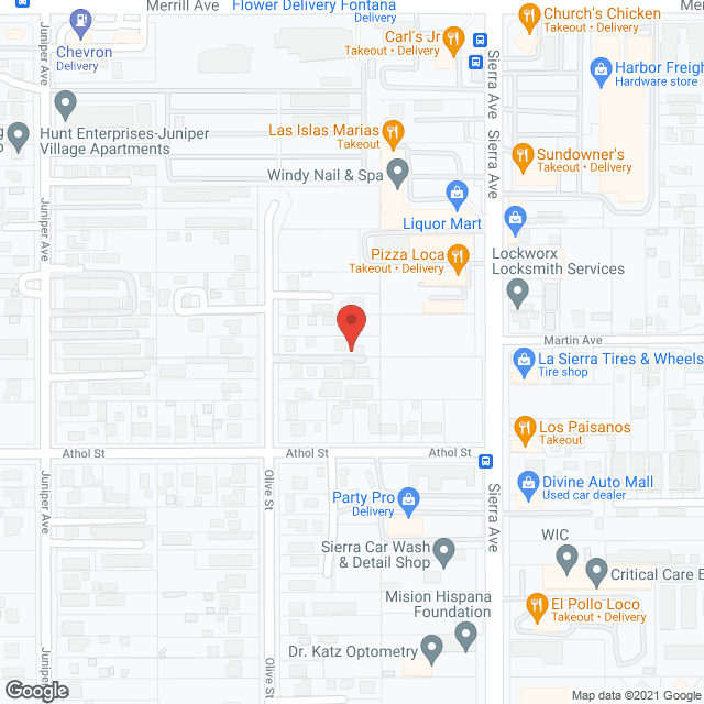 Mountain View Residential Care in google map