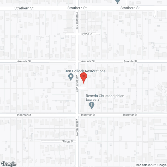Map of the neighborhood around Damo's Care Home