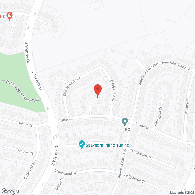 Map of the neighborhood around Country Cottage Care Home