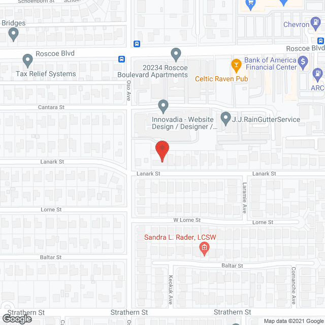 Map of the neighborhood around Rustic Inn