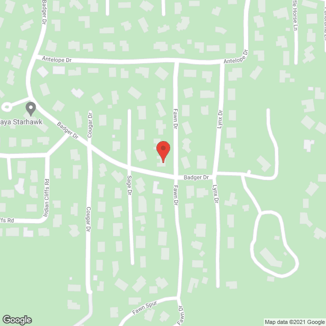 Map of the neighborhood around Brighter Days Adult Care Home