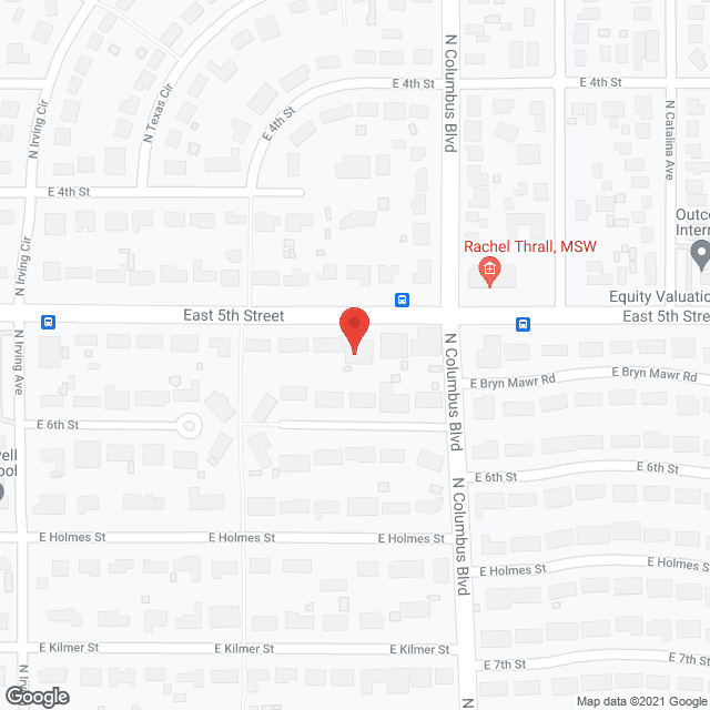 Map of the neighborhood around A Desert Villita