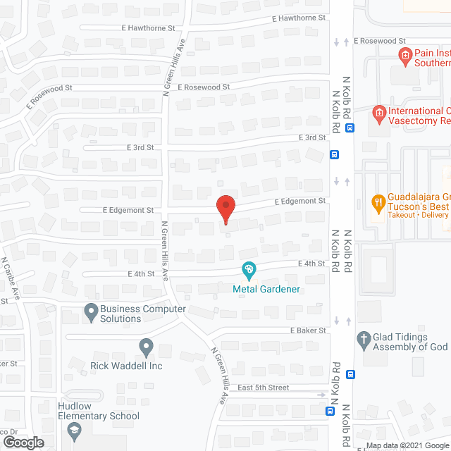 Map of the neighborhood around Lovecare Co
