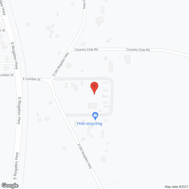 Map of the neighborhood around Vivian's