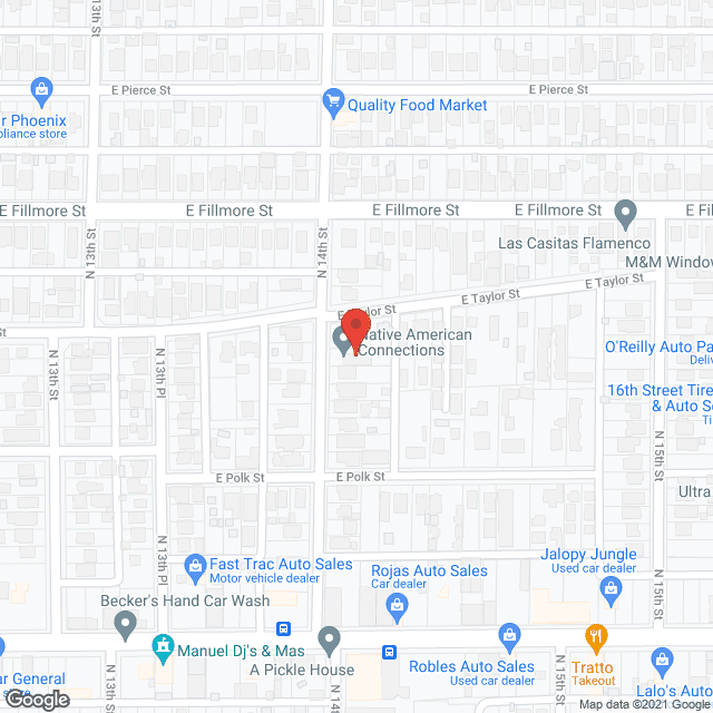 Map of the neighborhood around Mi Casa Tu Casa