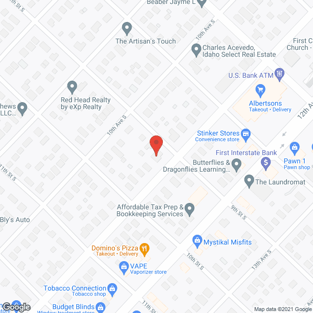 Map of the neighborhood around R and V Assisted Living, Inc