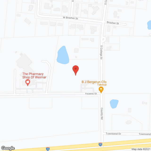 Map of the neighborhood around Homestead Assisted Living