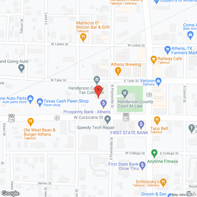 Map of the neighborhood around Putnam Homes