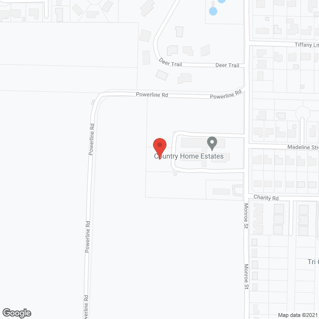 Map of the neighborhood around Country Homes Estates