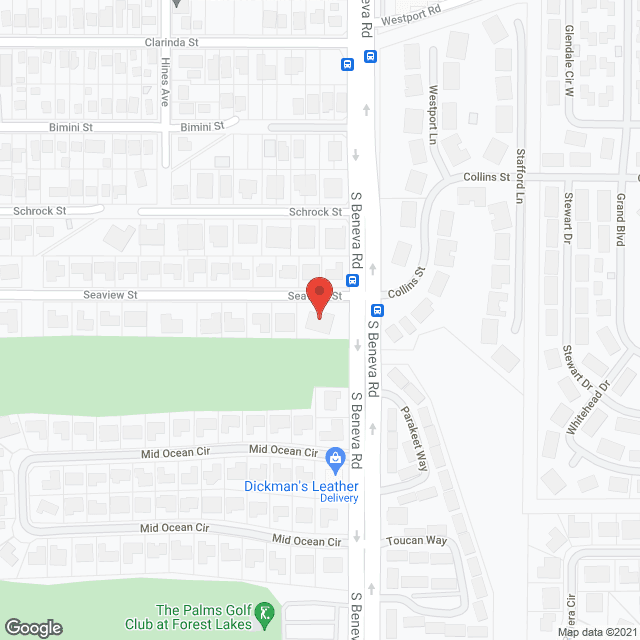 Map of the neighborhood around Sea View Inn At Forest Lakes