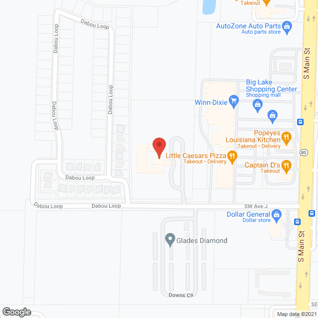 Map of the neighborhood around Glades Pioneer Terrace