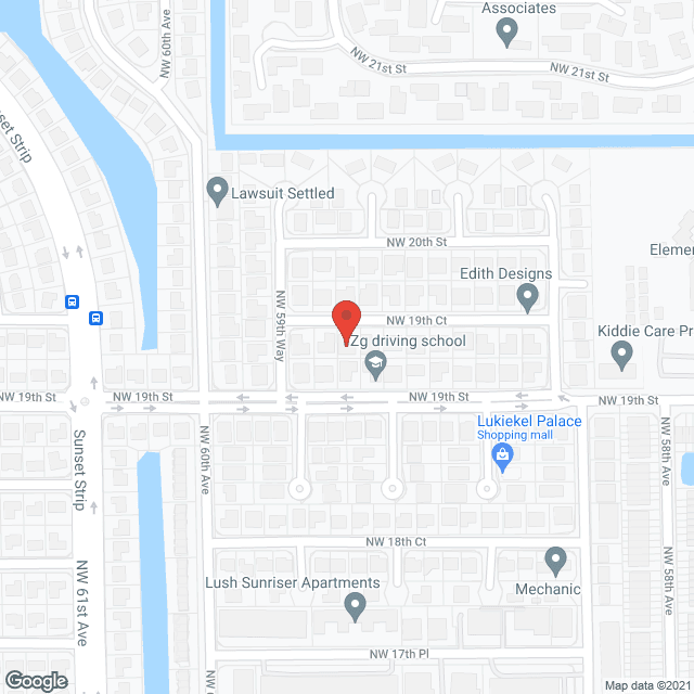 Map of the neighborhood around Mercedes Quality Care Inc