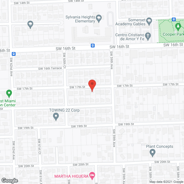 Map of the neighborhood around Seasons Placement Agency