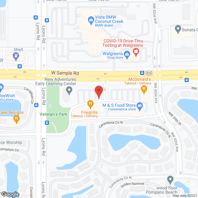 Map of the neighborhood around Quality Home Care Svc Inc