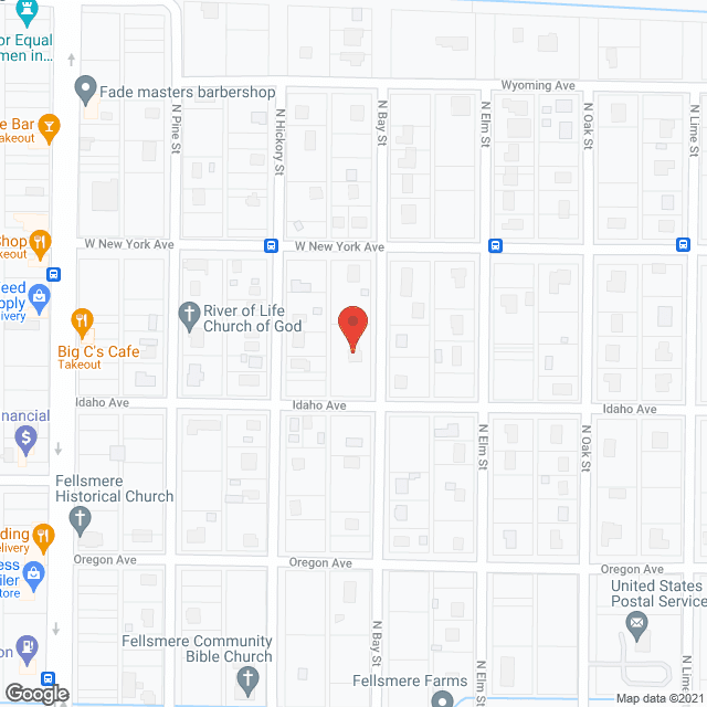 Map of the neighborhood around Stewart's Adult Assisted