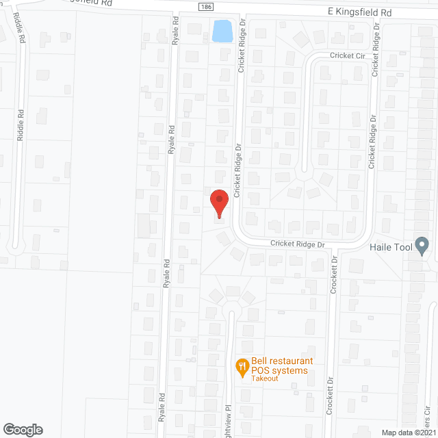 Map of the neighborhood around Care Providers Inc