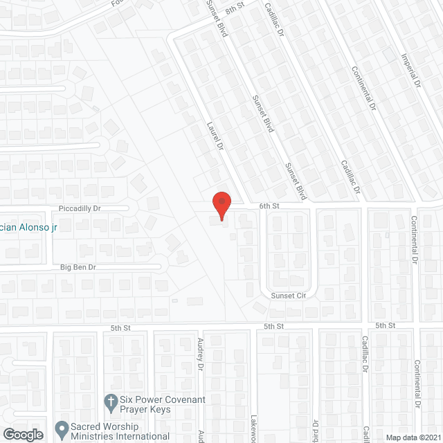 Map of the neighborhood around Rebecca Manor Retirement Home