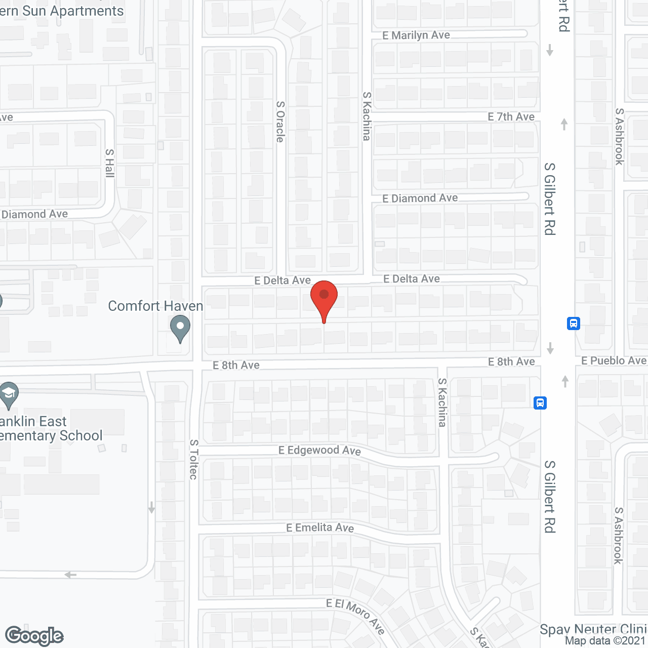 Map of the neighborhood around Ashbrook Home Care