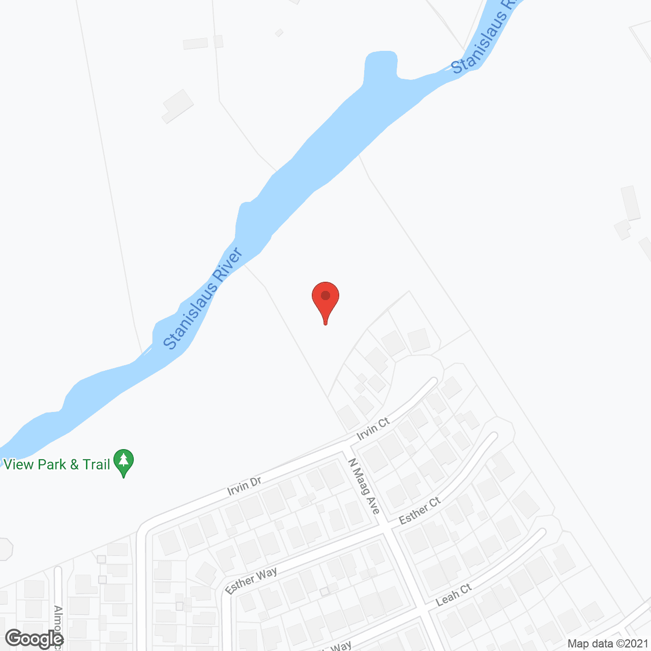 Map of the neighborhood around Graceful Living Senior Care