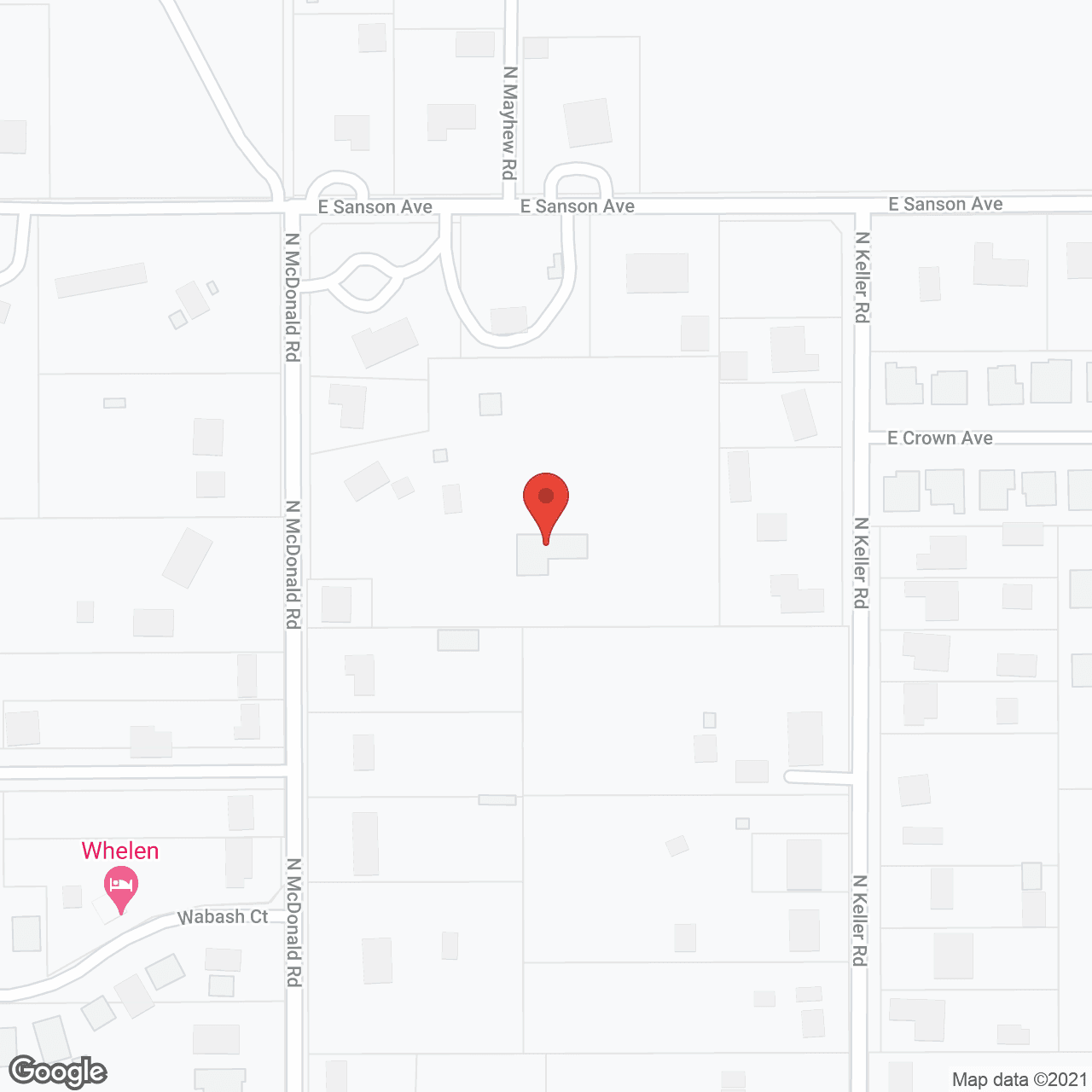 Map of the neighborhood around A Plus Quality AFH