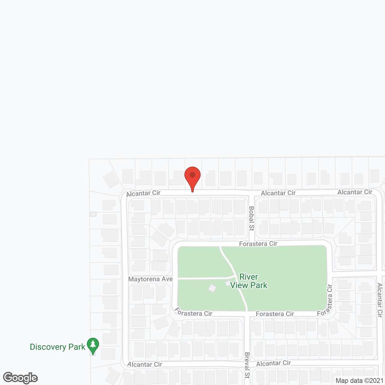 Map of the neighborhood around Villa Natomas Elderly Care