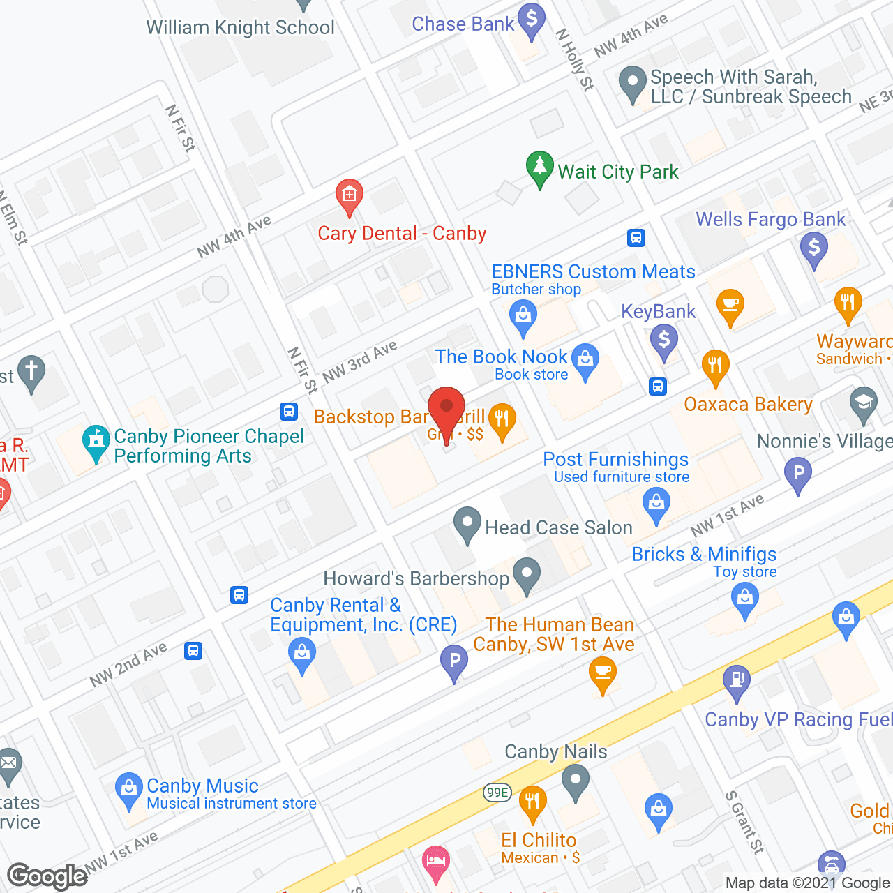 Map of the neighborhood around Countryside Living - South
