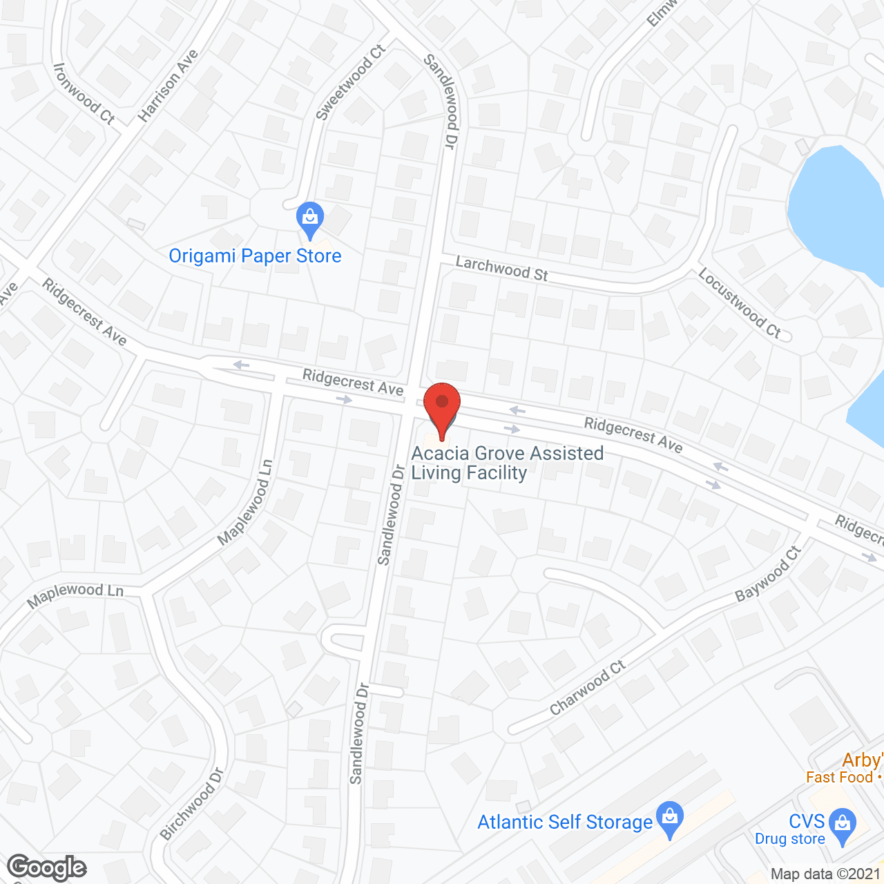 Acacia Grove in google map