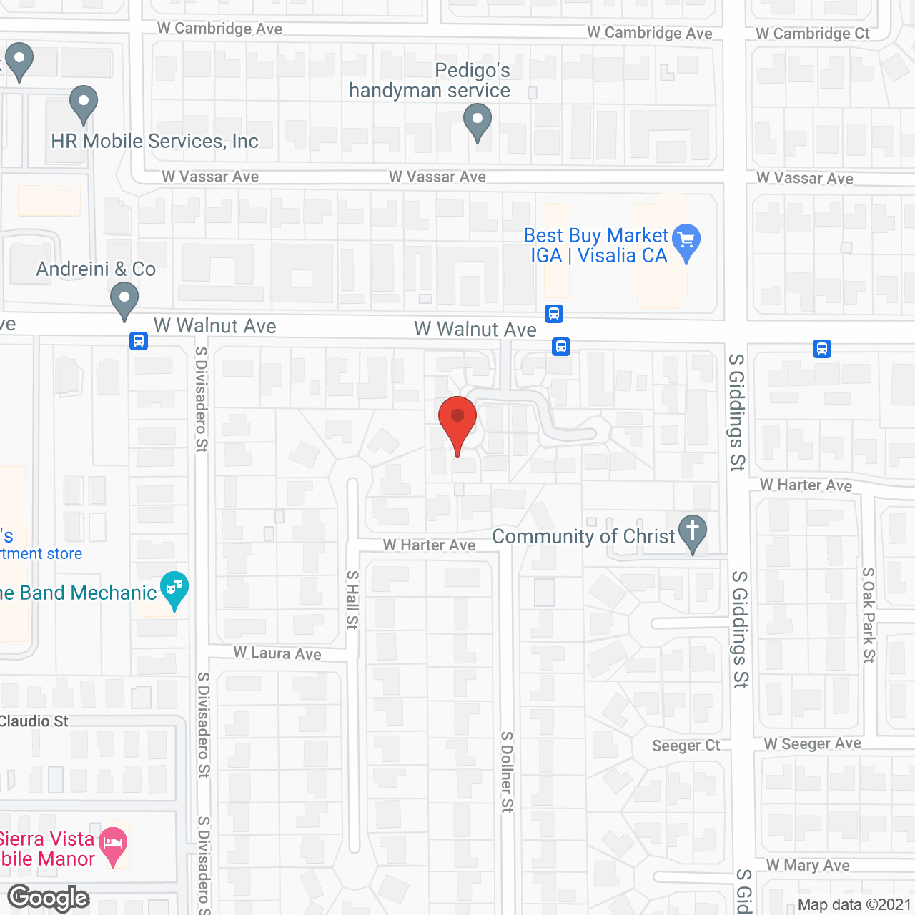 Map of the neighborhood around Quail Park at Shannon Ranch