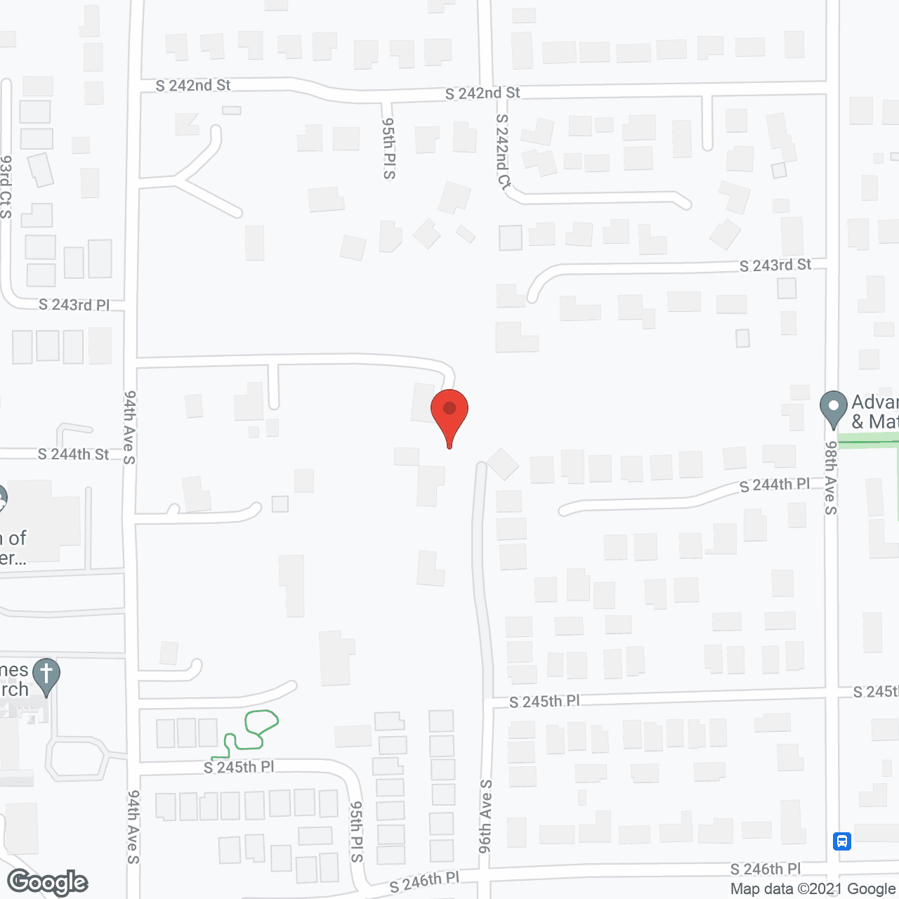 Map of the neighborhood around Happyfeet Carehome, LLC