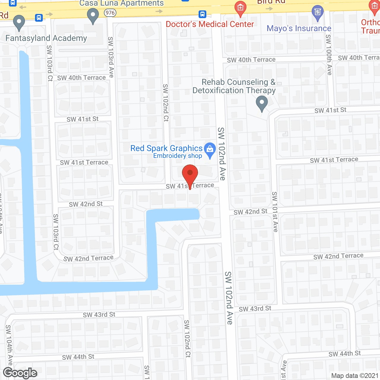Map of the neighborhood around Vida Holistica ALF
