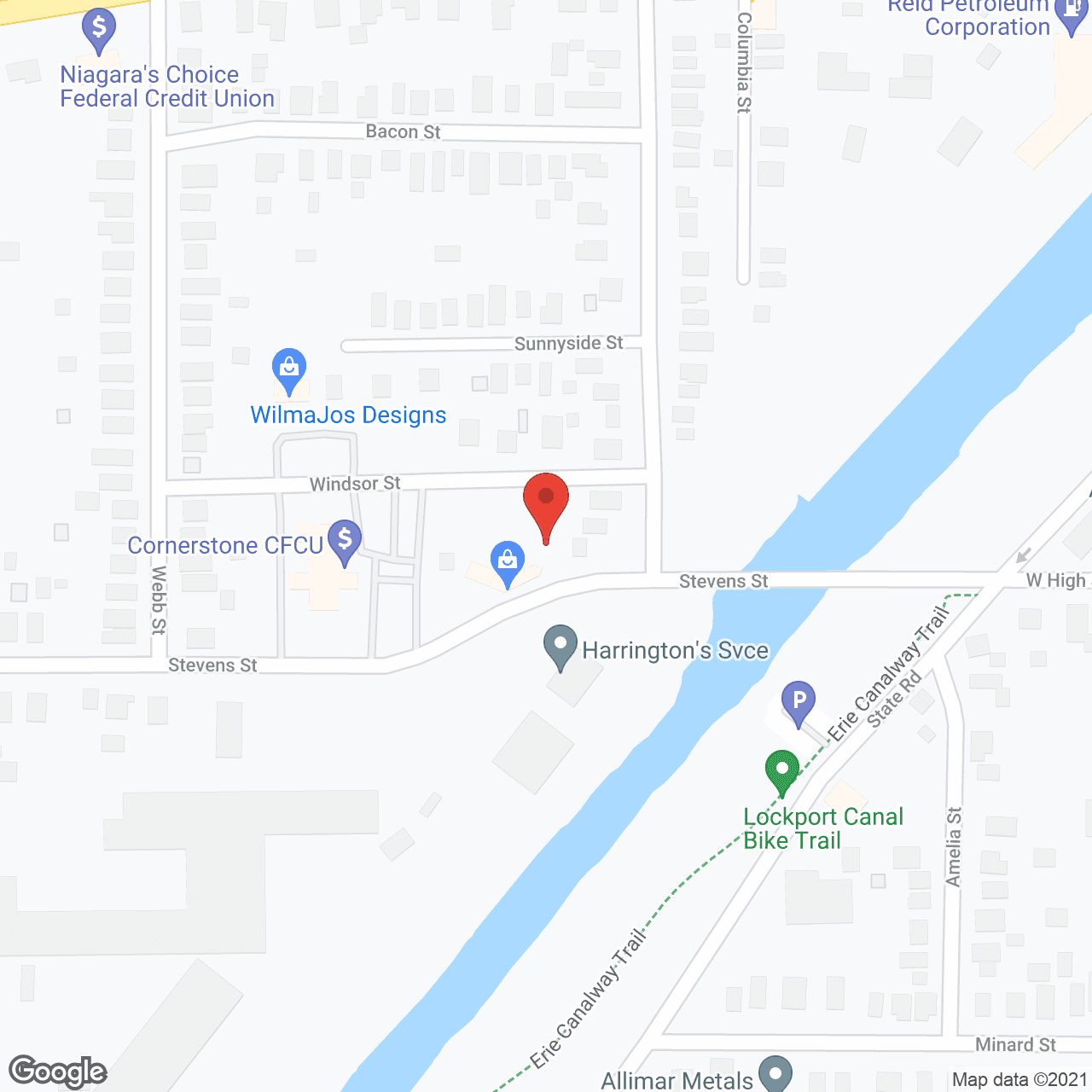 Map of the neighborhood around Mount View Assisted Living