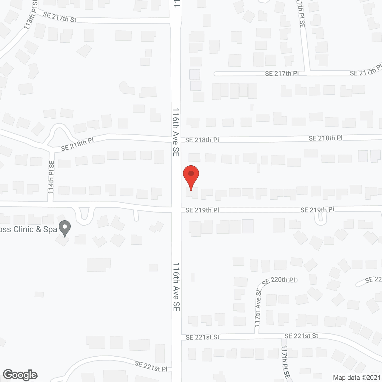Map of the neighborhood around Golden Angel AFH, LLC