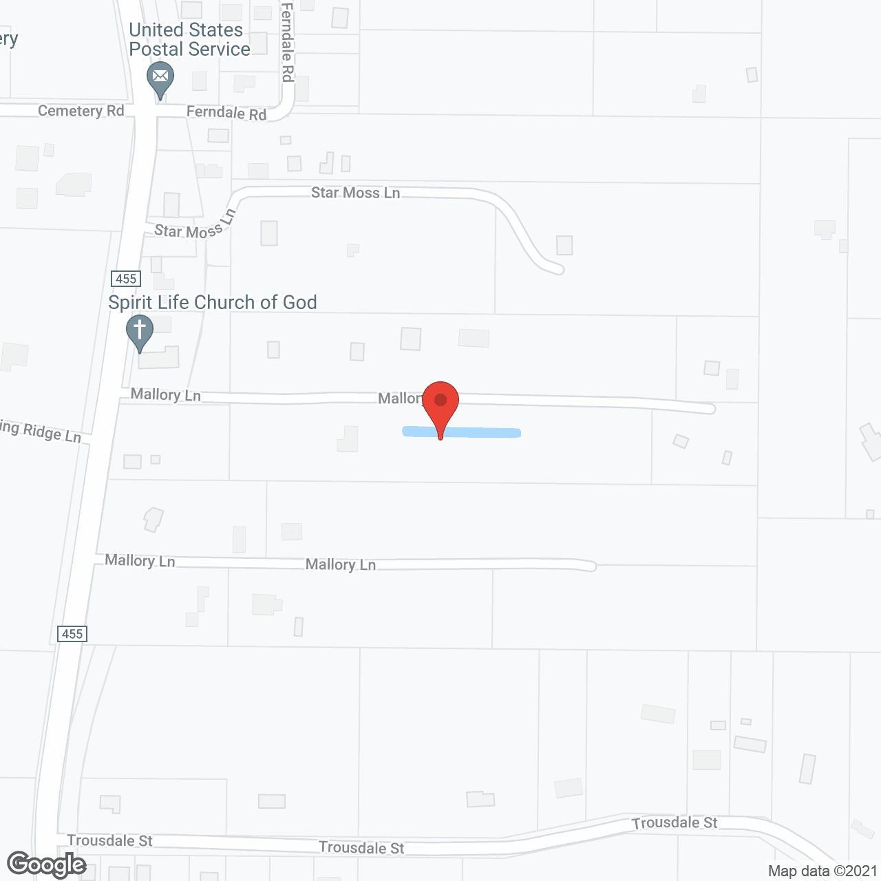 Map of the neighborhood around Country Comfort Care