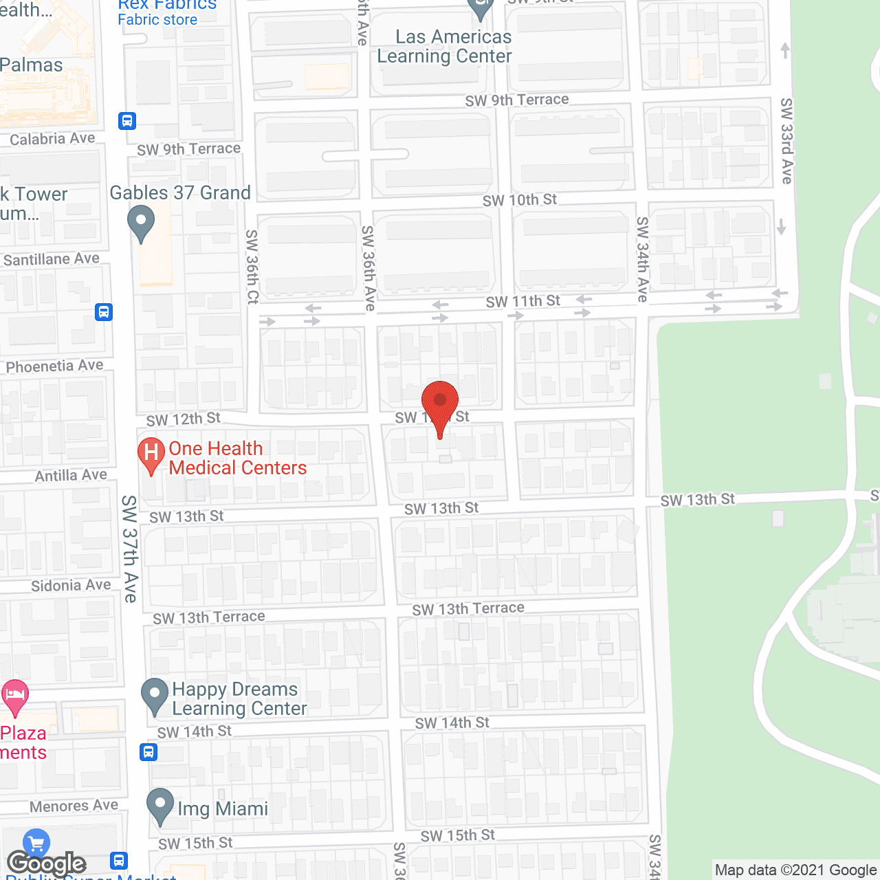 Map of the neighborhood around Idalmis Residence
