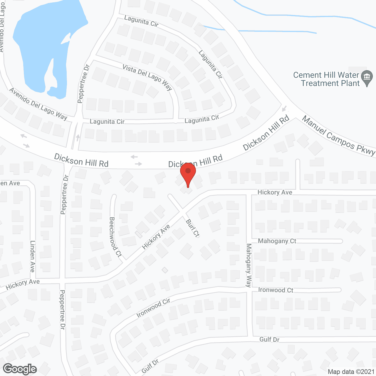 Map of the neighborhood around Fairview Comfort 3