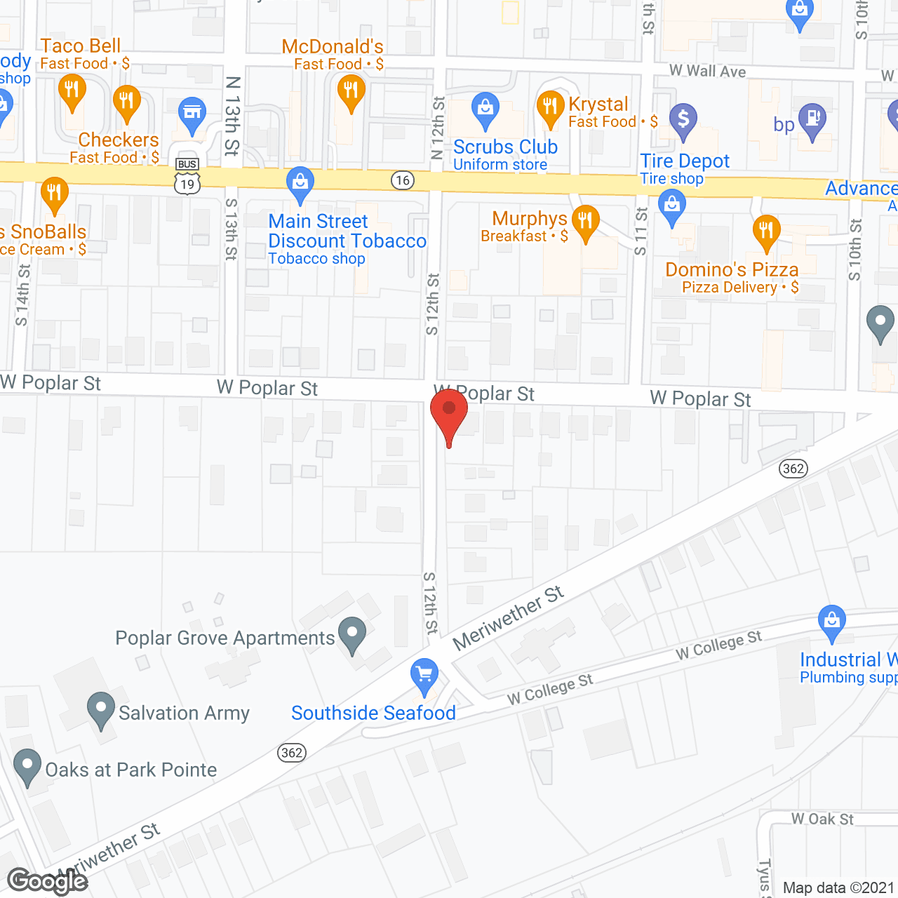 Map of the neighborhood around Maya's Personal Care Home, Inc.