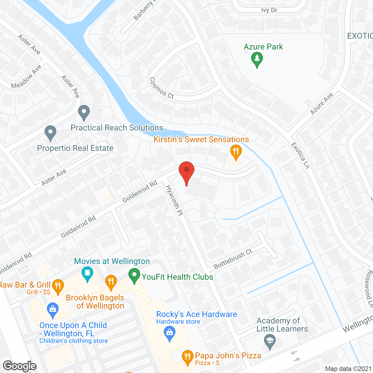 Map of the neighborhood around Mama Llama LLC