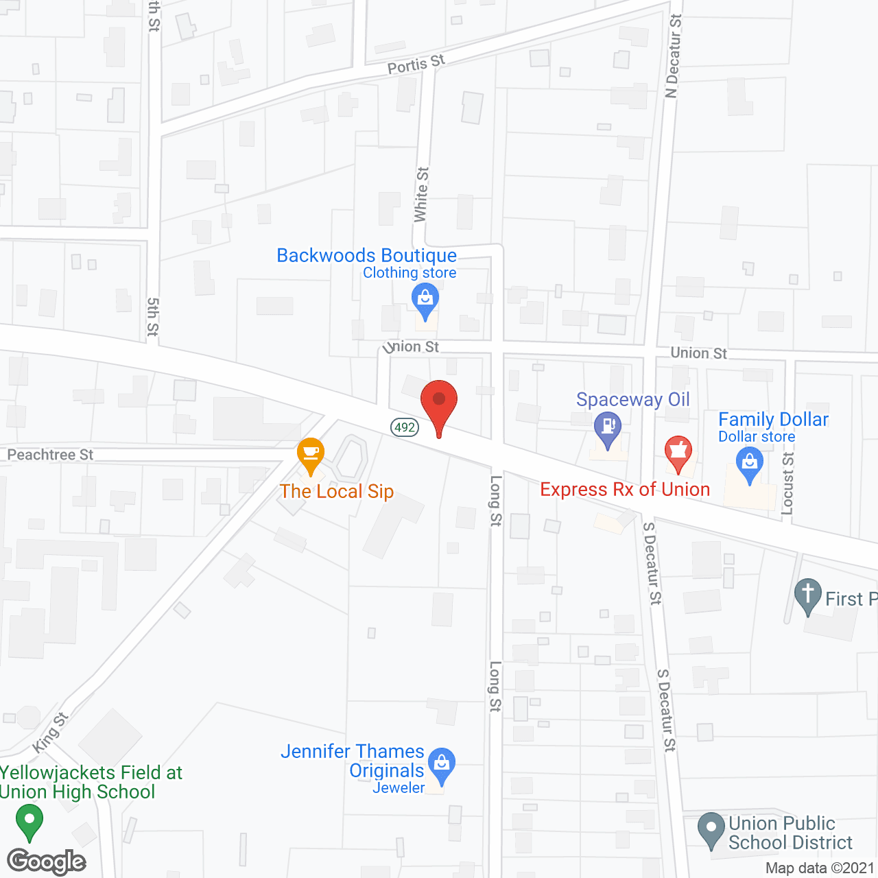 Map of the neighborhood around River Birch Estate Assisted Living