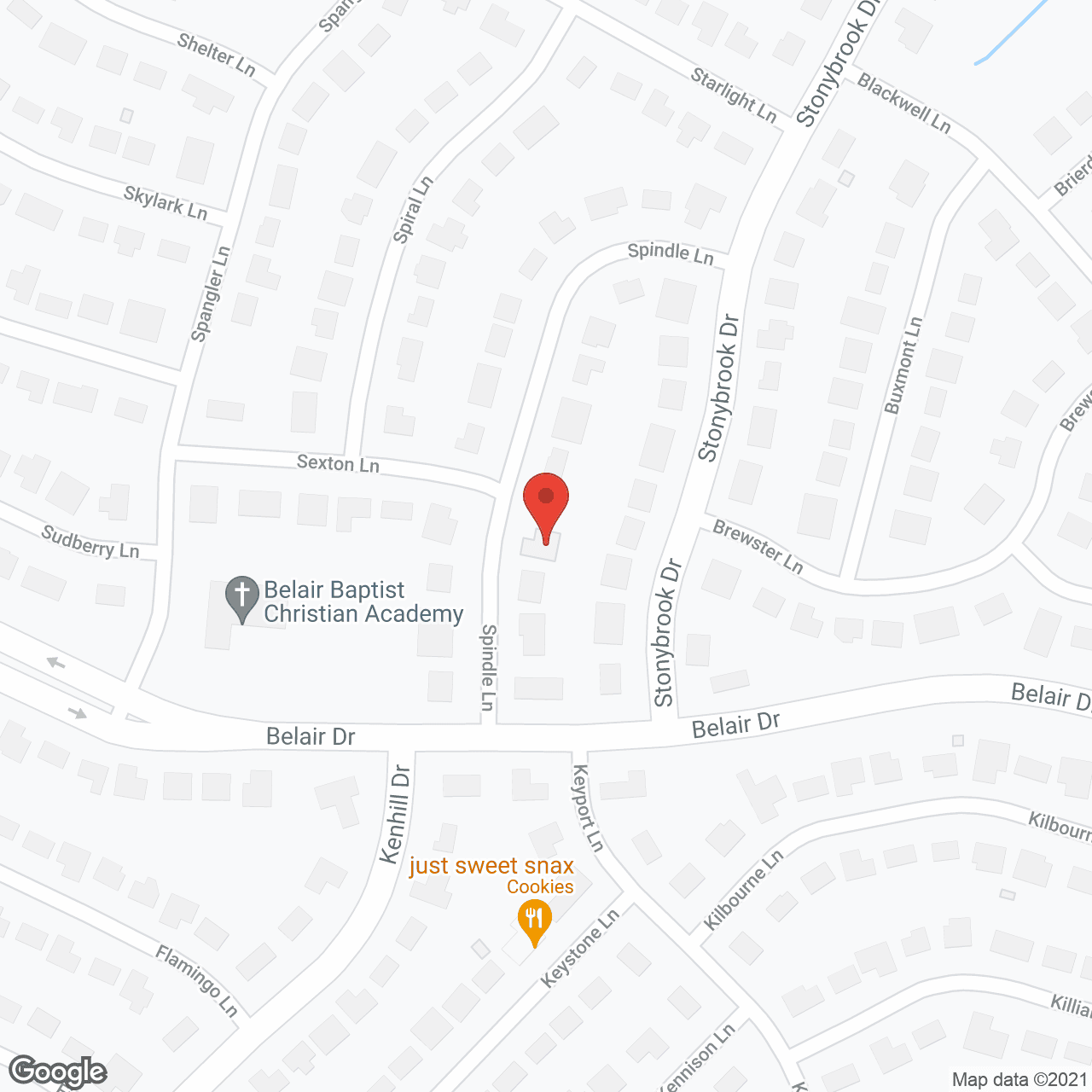 Map of the neighborhood around Caring Hearts Assisted Living I