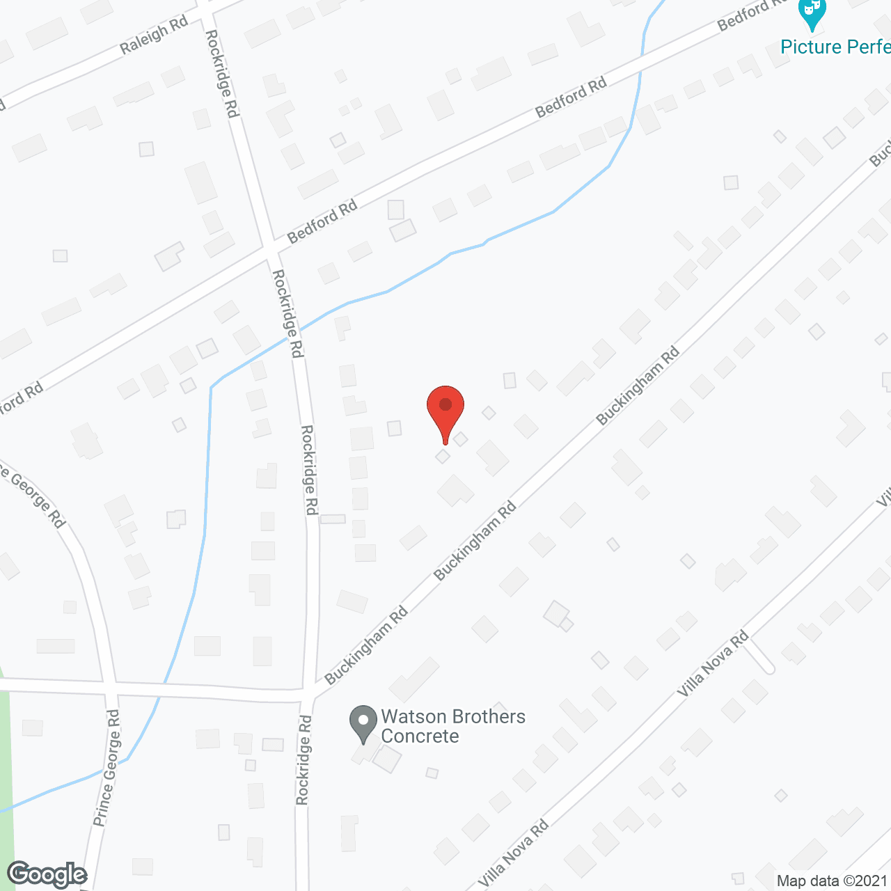 Map of the neighborhood around Assisted Living at Buckingham Manor