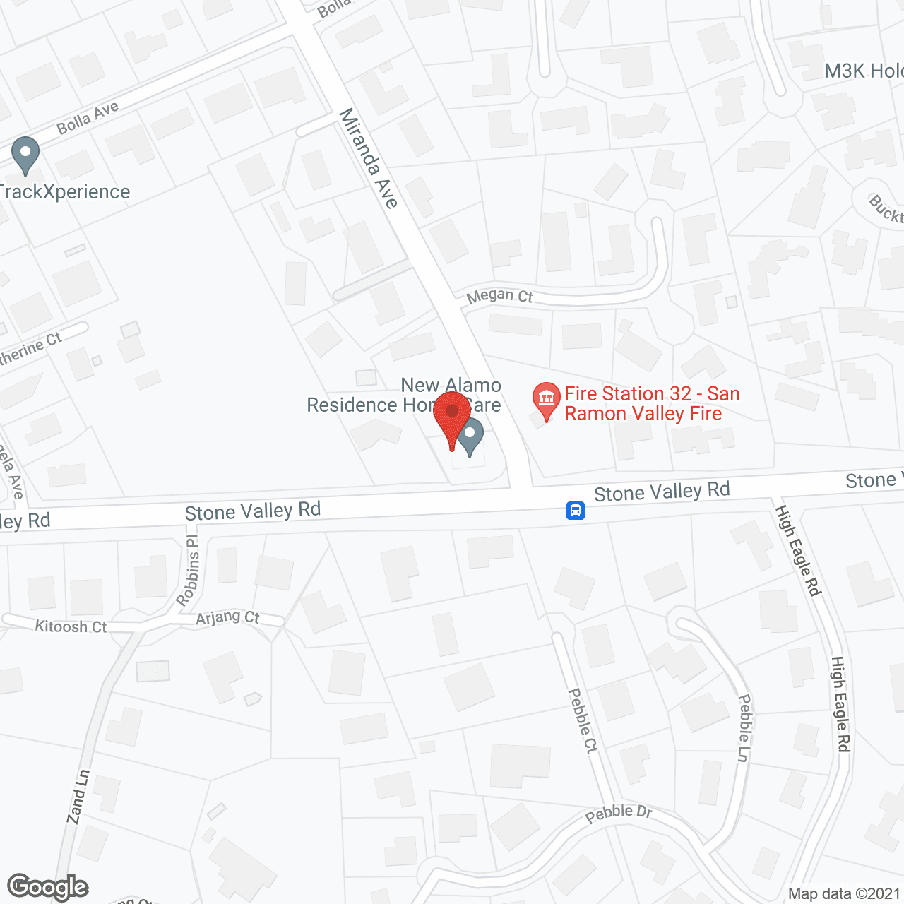 Map of the neighborhood around New Alamo Residence Home