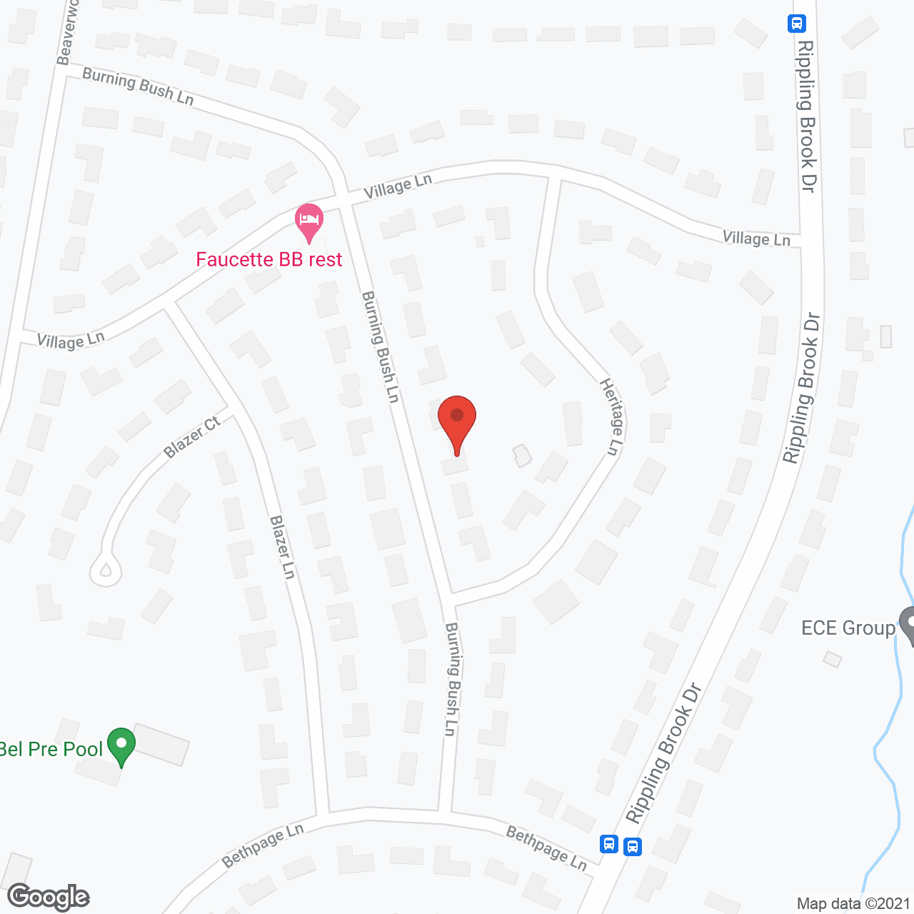 Map of the neighborhood around J'Rose Assisted Living Facility II