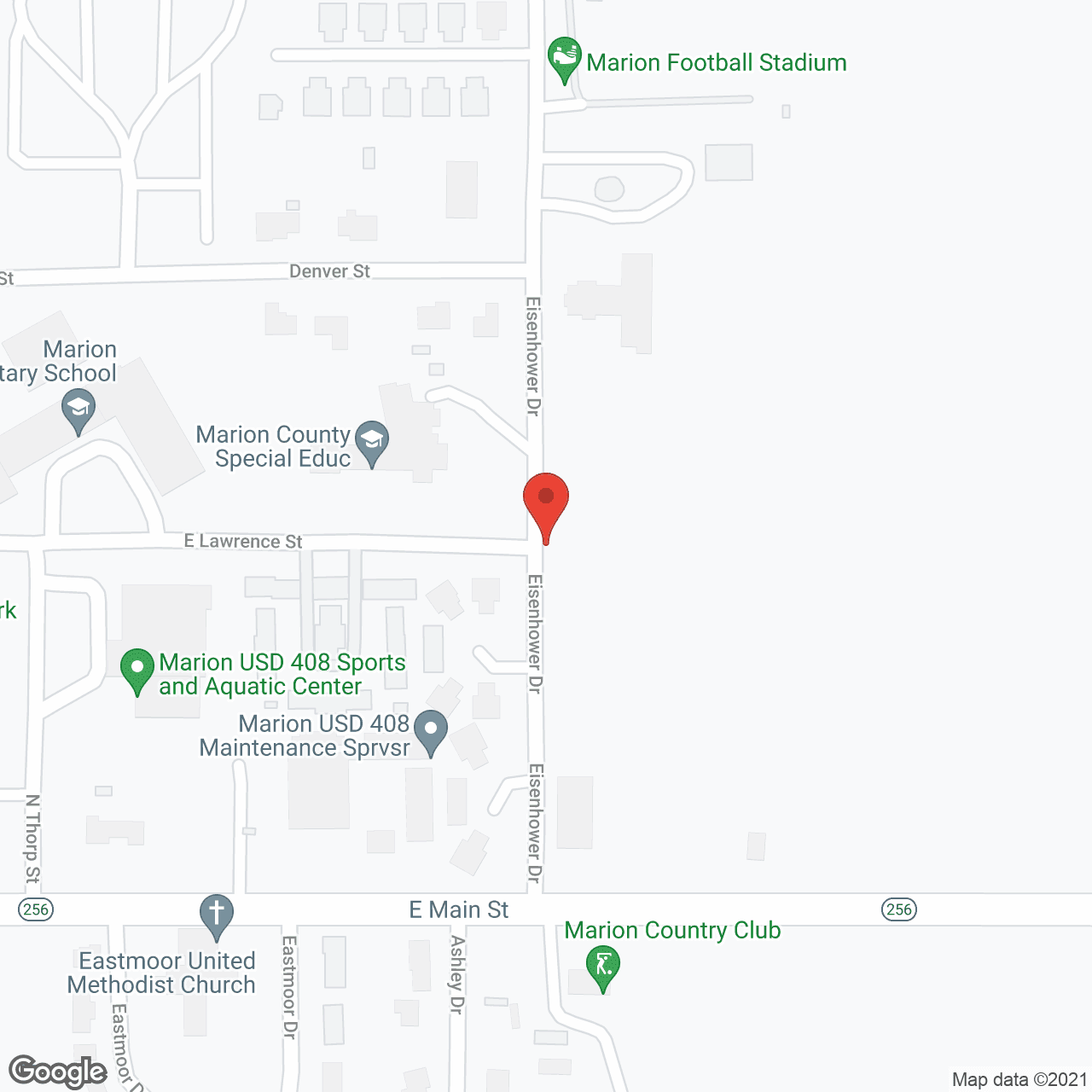 Map of the neighborhood around Marion Assisted Living LLC