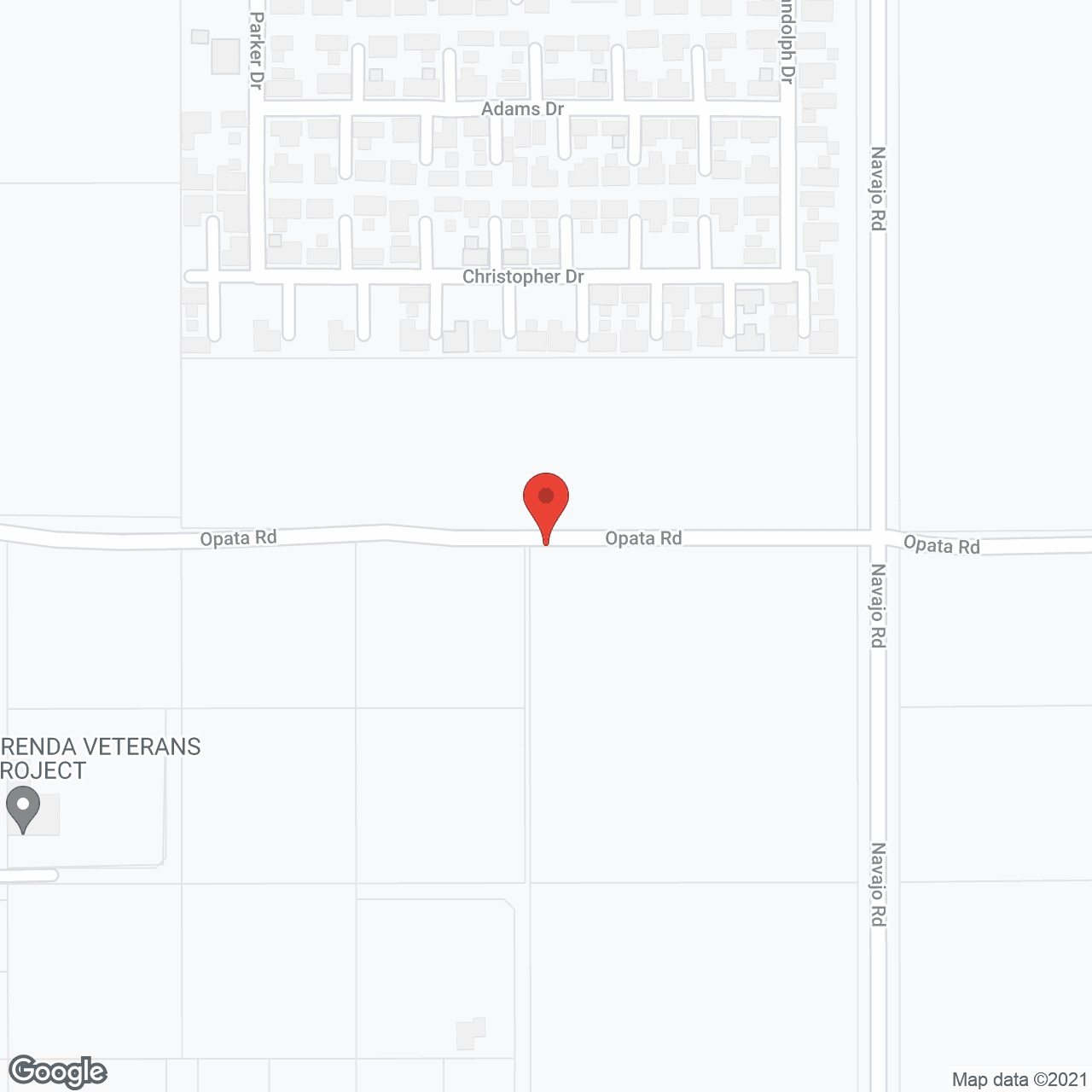 Map of the neighborhood around Alpha Homecare