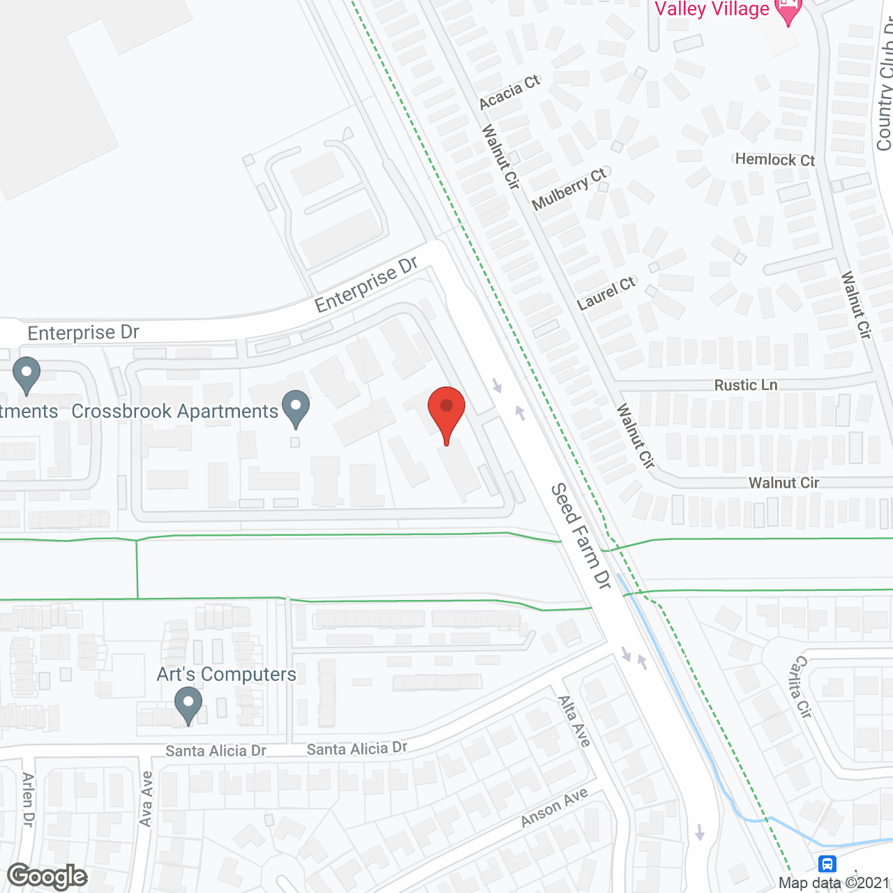 Map of the neighborhood around Napa-Sonoma Quality Care Home, LLC
