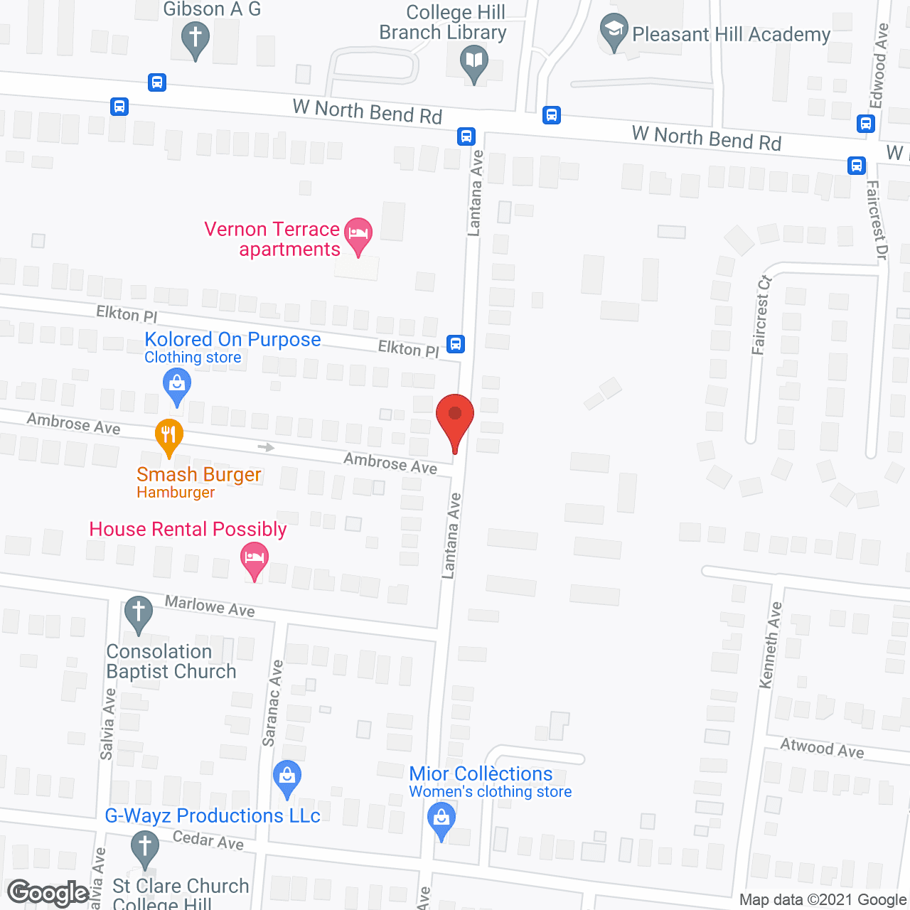 Map of the neighborhood around Agape Adult Care Home