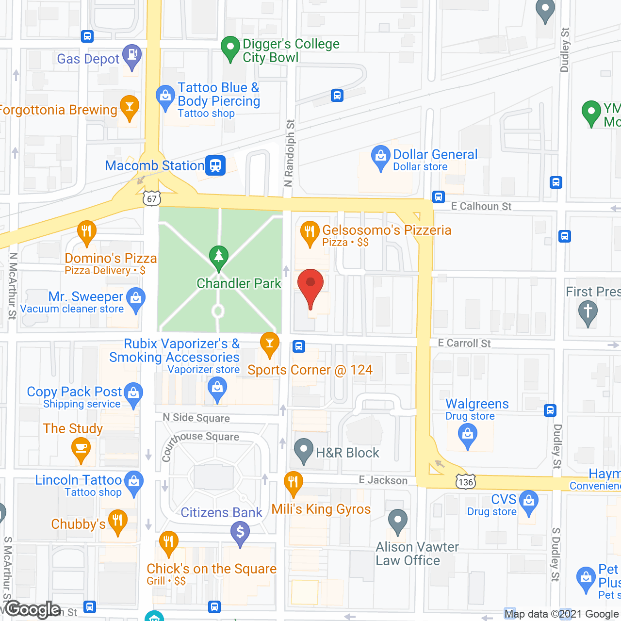 Map of the neighborhood around The Lamoine Retirement Living
