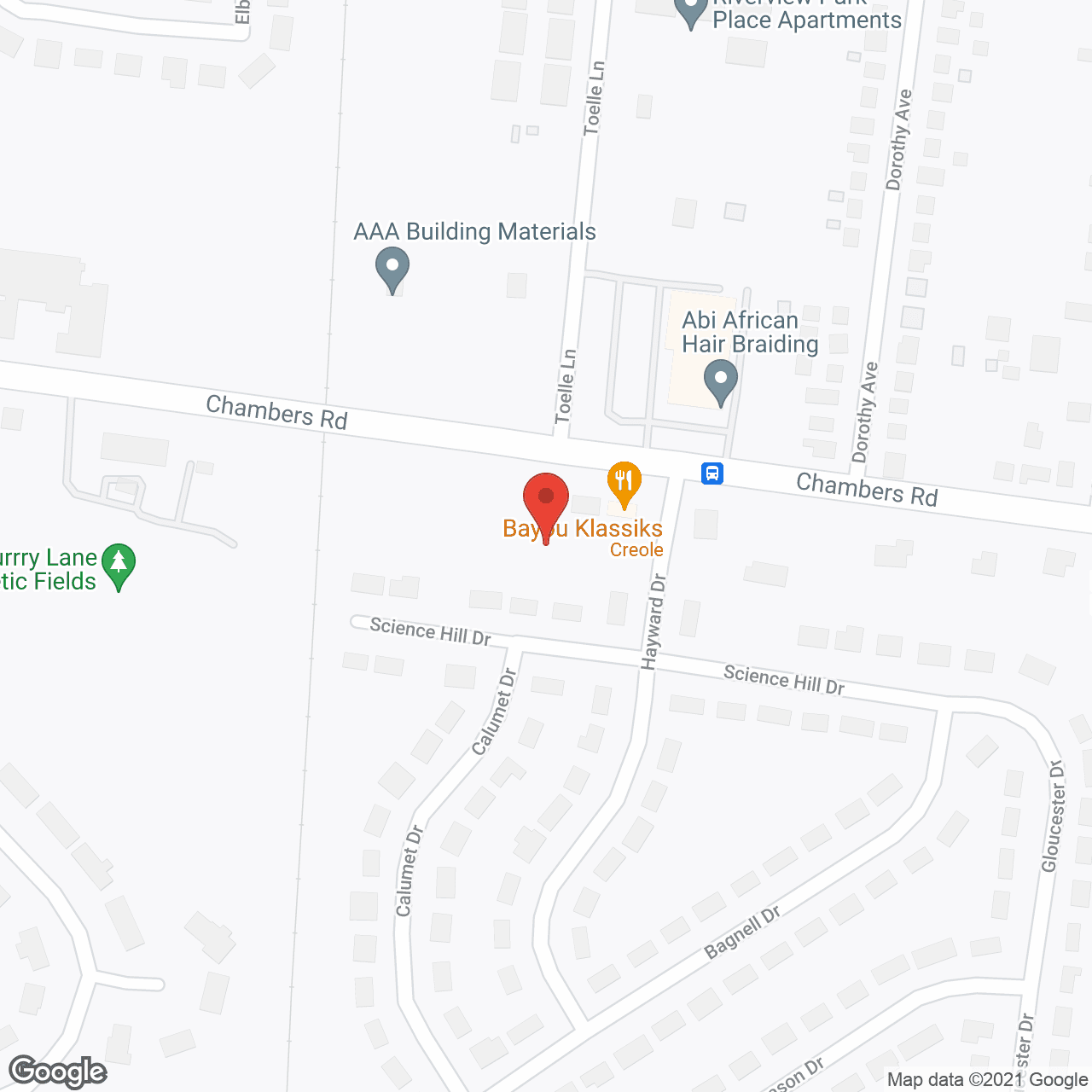 Map of the neighborhood around Glasgow Gardens
