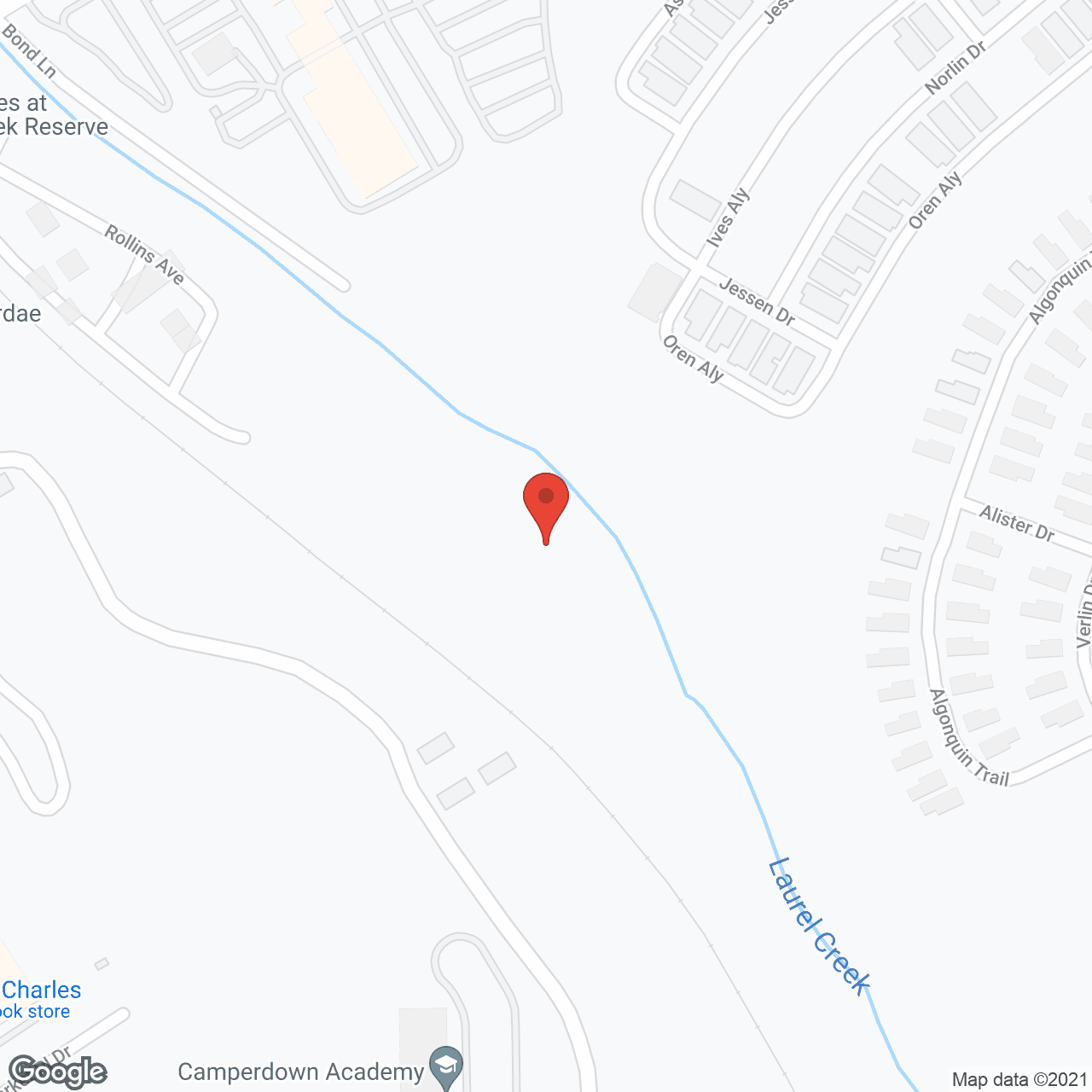 Map of the neighborhood around Maple Brook Terrace Retirement Community