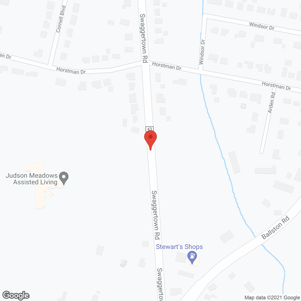 Map of the neighborhood around Judson Meadows Assisted Living